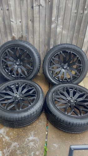 Gloss black raf 006 rims - raf, 19